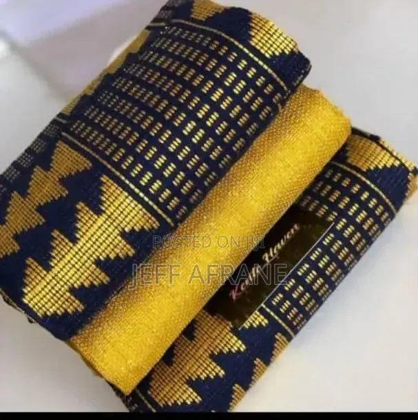Beautiful Handwoven Kente Fabric