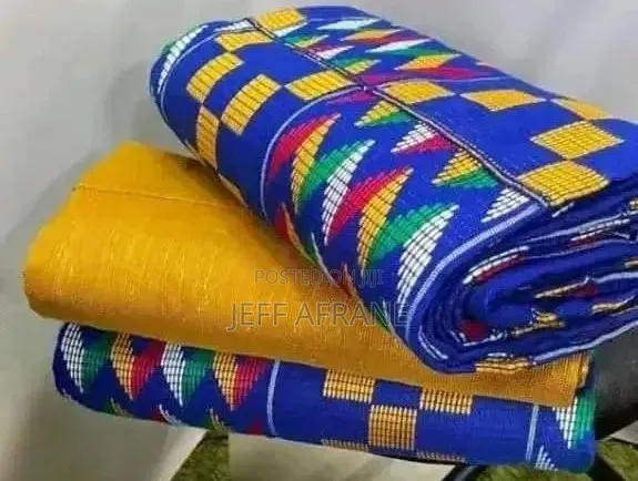 Beautiful Handwoven Kente Fabric