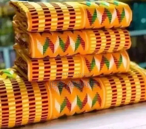 Beautiful Handwoven Kente Fabric