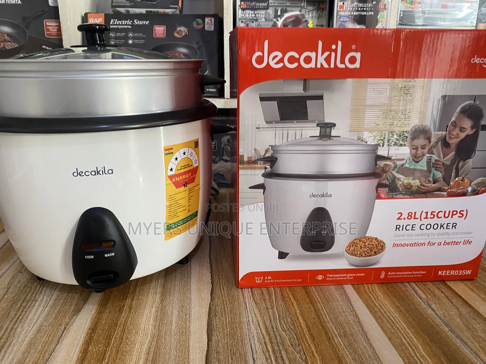 Durable Modern Rice Cooker 2in1 2.8L (15 Cups)