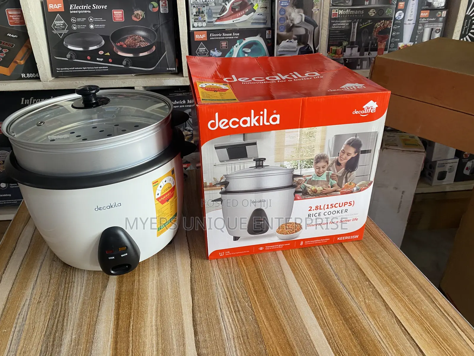 Durable Modern Rice Cooker 2in1 2.8L (15 Cups)