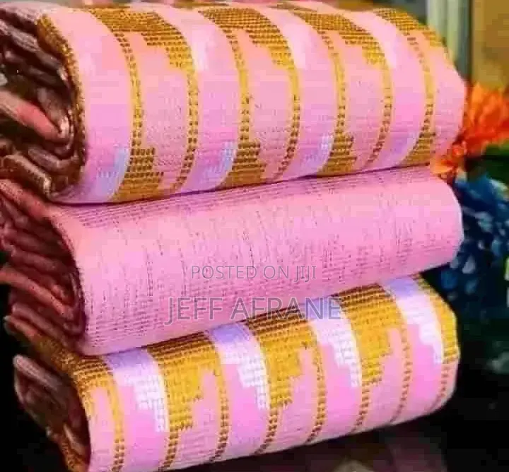 Beautiful Handwoven Kente Fabric