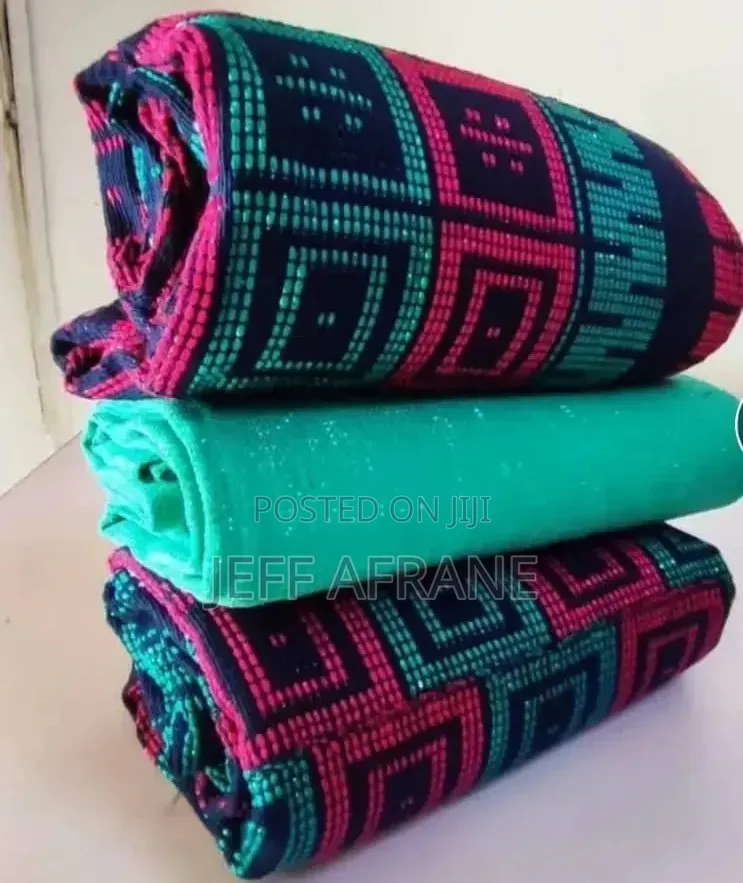 Beautiful Handwoven Kente Fabric
