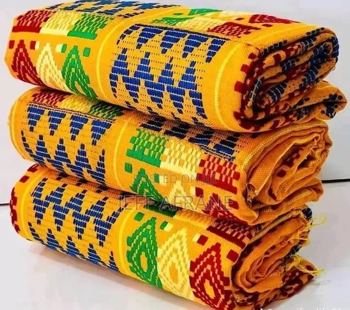 Beautiful Handwoven Kente Fabric
