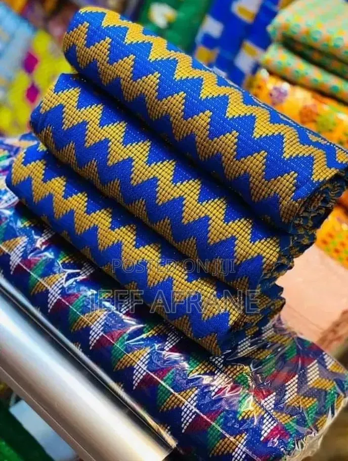 Beautiful Handwoven Kente Fabric