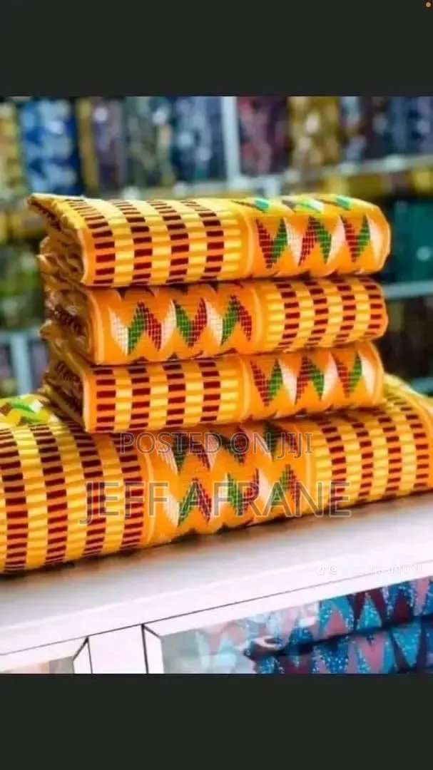Beautiful Handwoven Kente Fabric