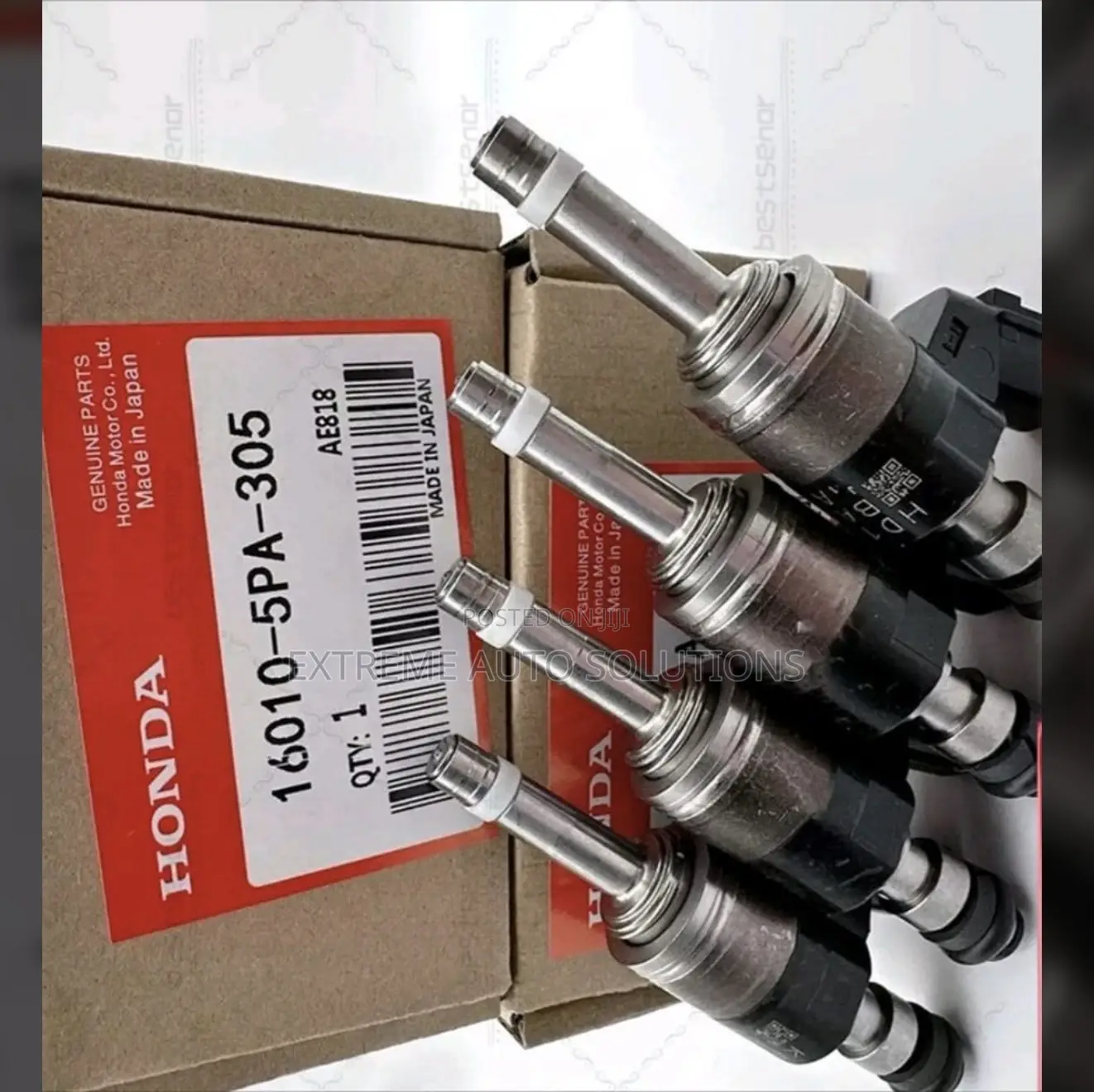4pcs Genuine Oem Fuel Injectors for Accord Cr-v Civic 1.5l Turbo
