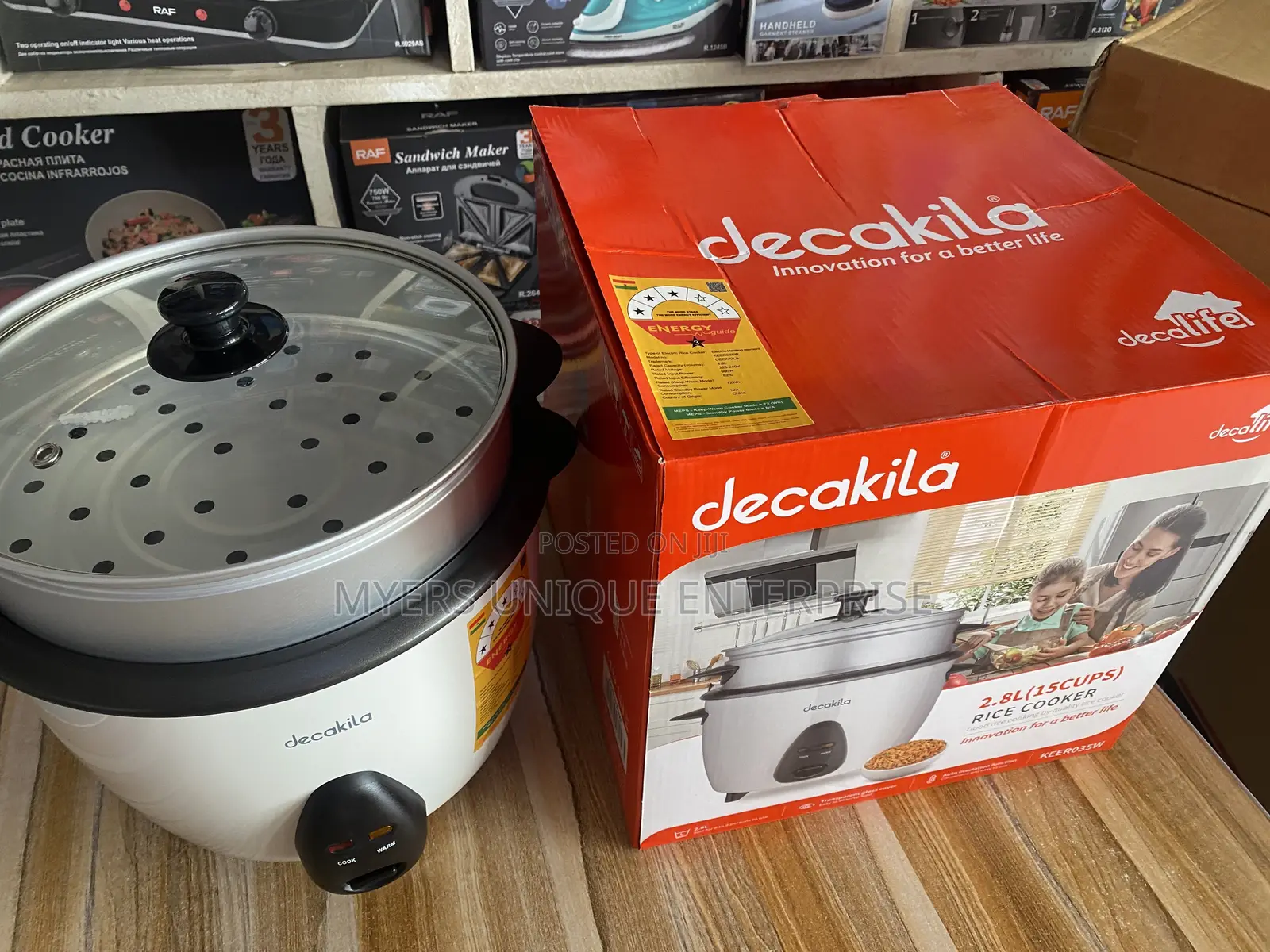 Aluminum Steaming Basket Rice Cooker 2.8L