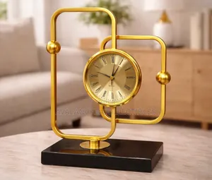 Luxury Geometric Table Clock for Homes and Offices