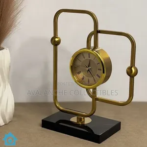 Luxury Geometric Table Clock for Homes and Offices