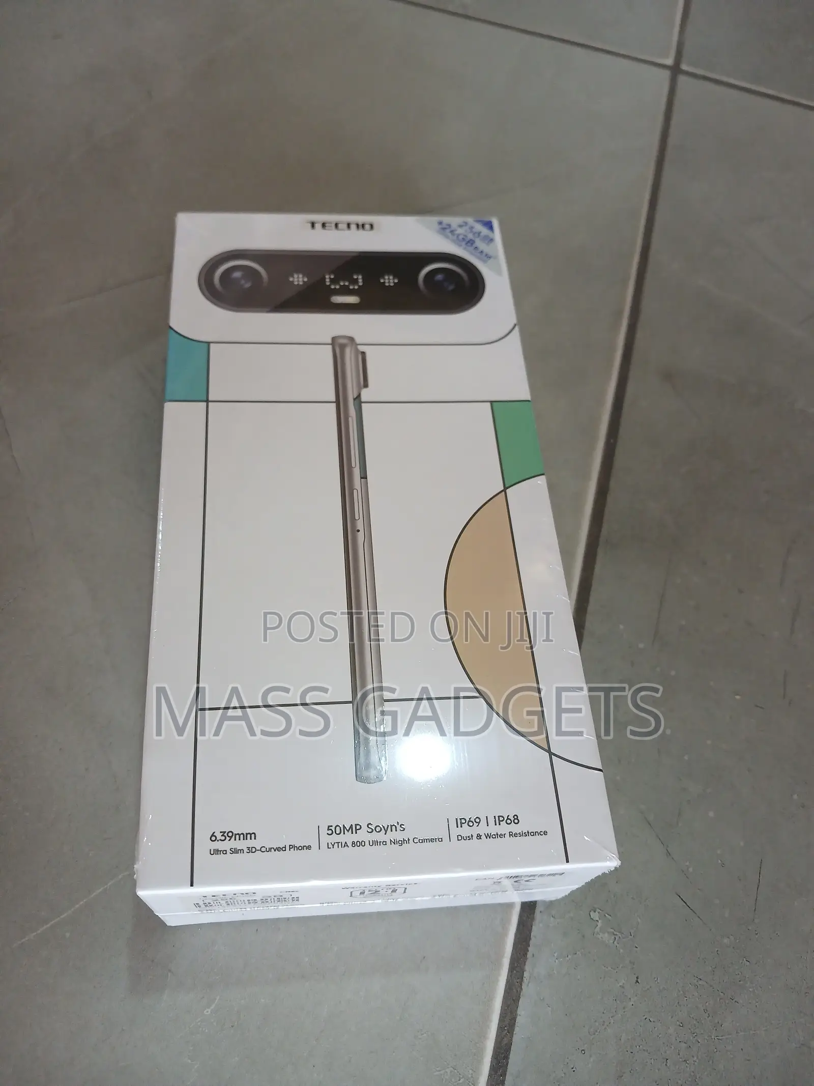 New Tecno Camon Slim 256 GB Gray