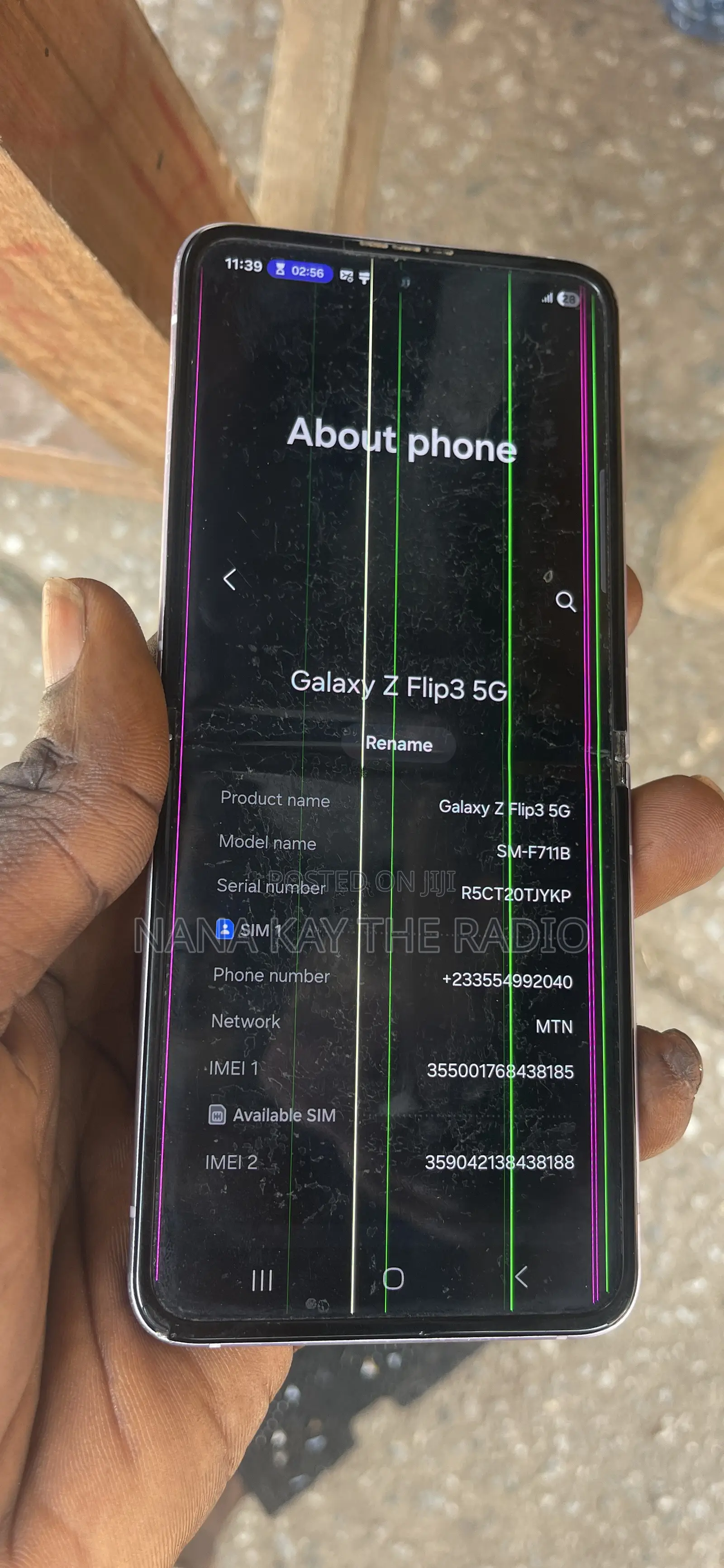 Samsung Galaxy Z Flip3 5G 128 GB Purple