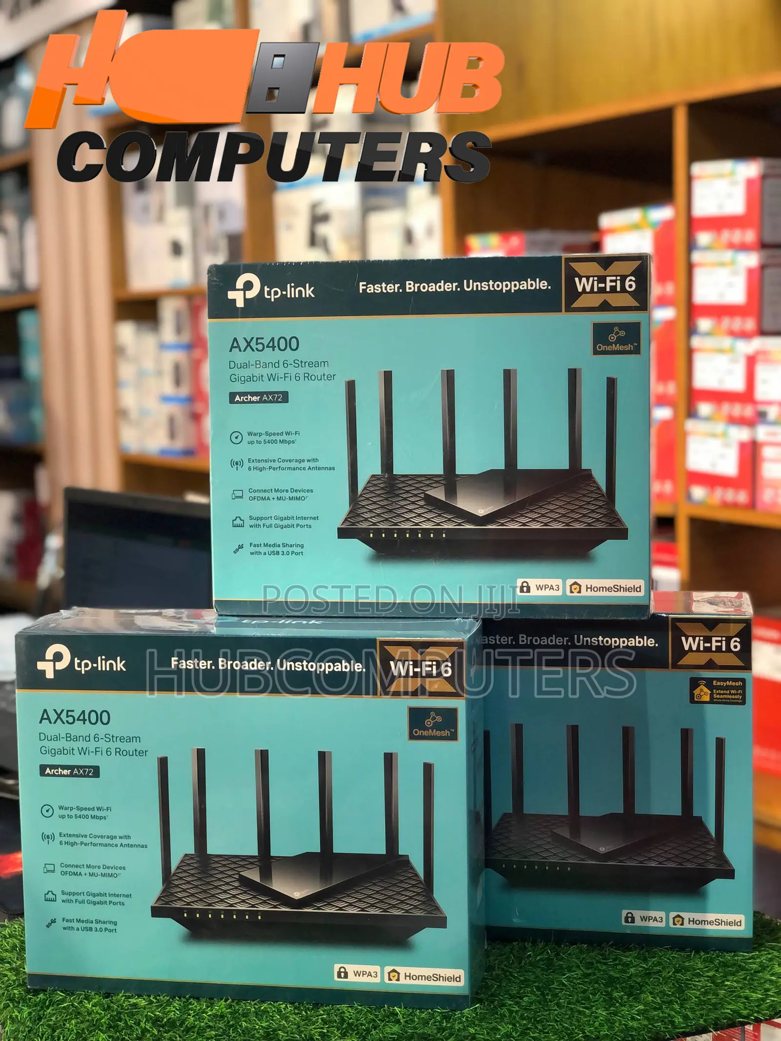 TP-Link Archer AX72 AX5400 Dual-Band 6-Stream Gigabit Wi-Fi 6 Router