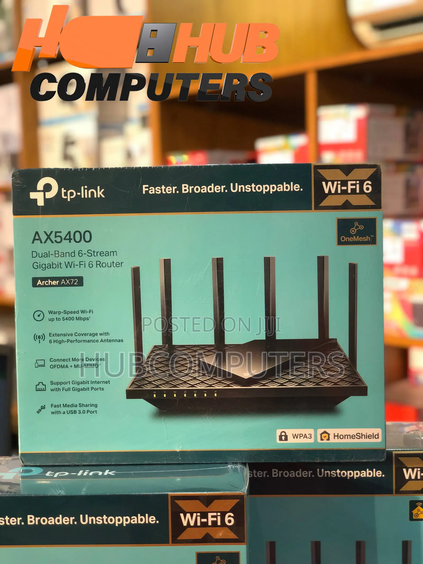 TP-Link Archer AX72 AX5400 Dual-Band 6-Stream Gigabit Wi-Fi 6 Router
