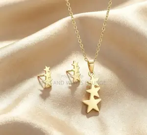 Stainleaa Steel Necklaces and Earrings Set