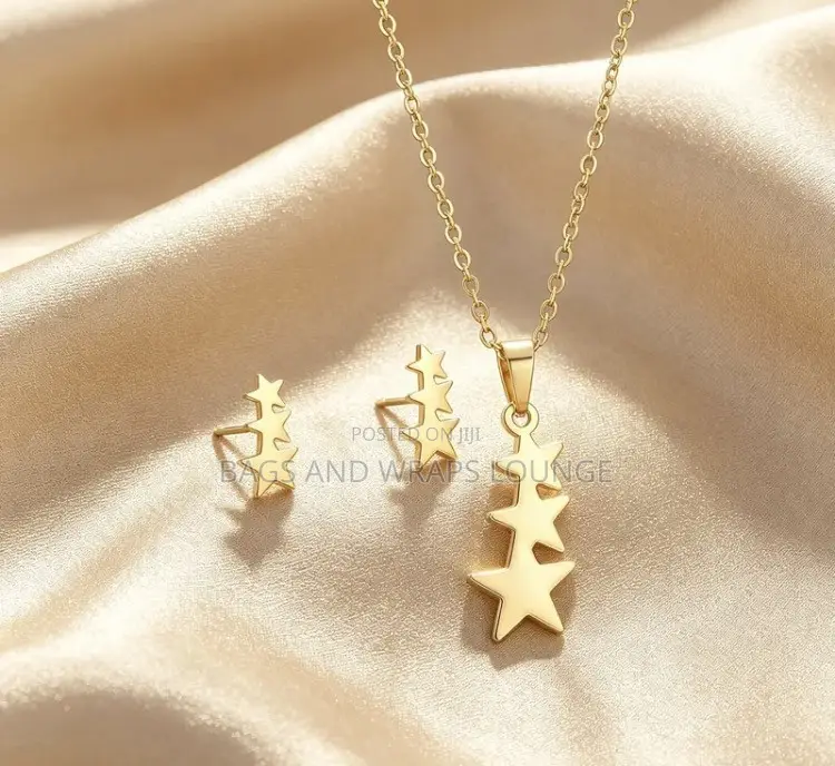 Stainleaa Steel Necklaces and Earrings Set