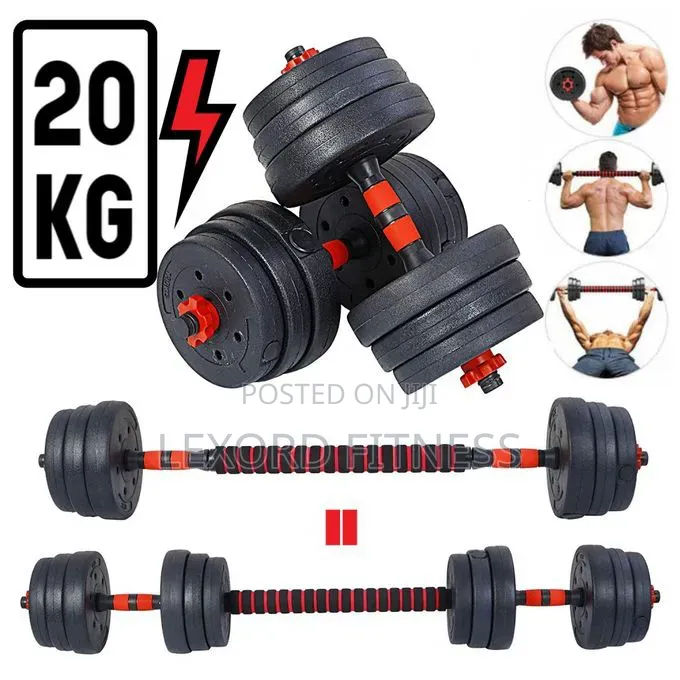 20kg Dumbbells With Bar