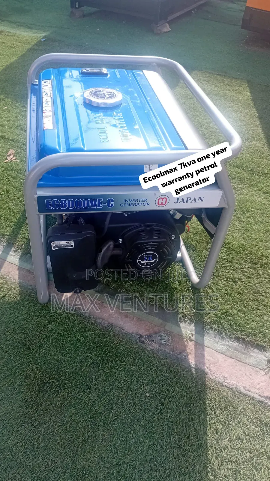 Ecoolmax 7kVA Petrol Power Machine for Sale 7kva