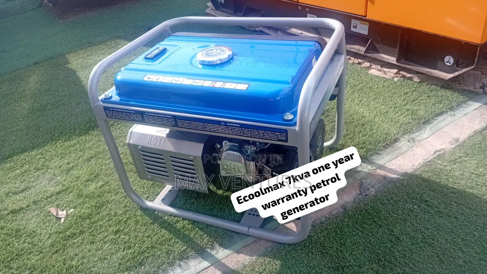 Ecoolmax 7kVA Petrol Power Machine for Sale 7kva