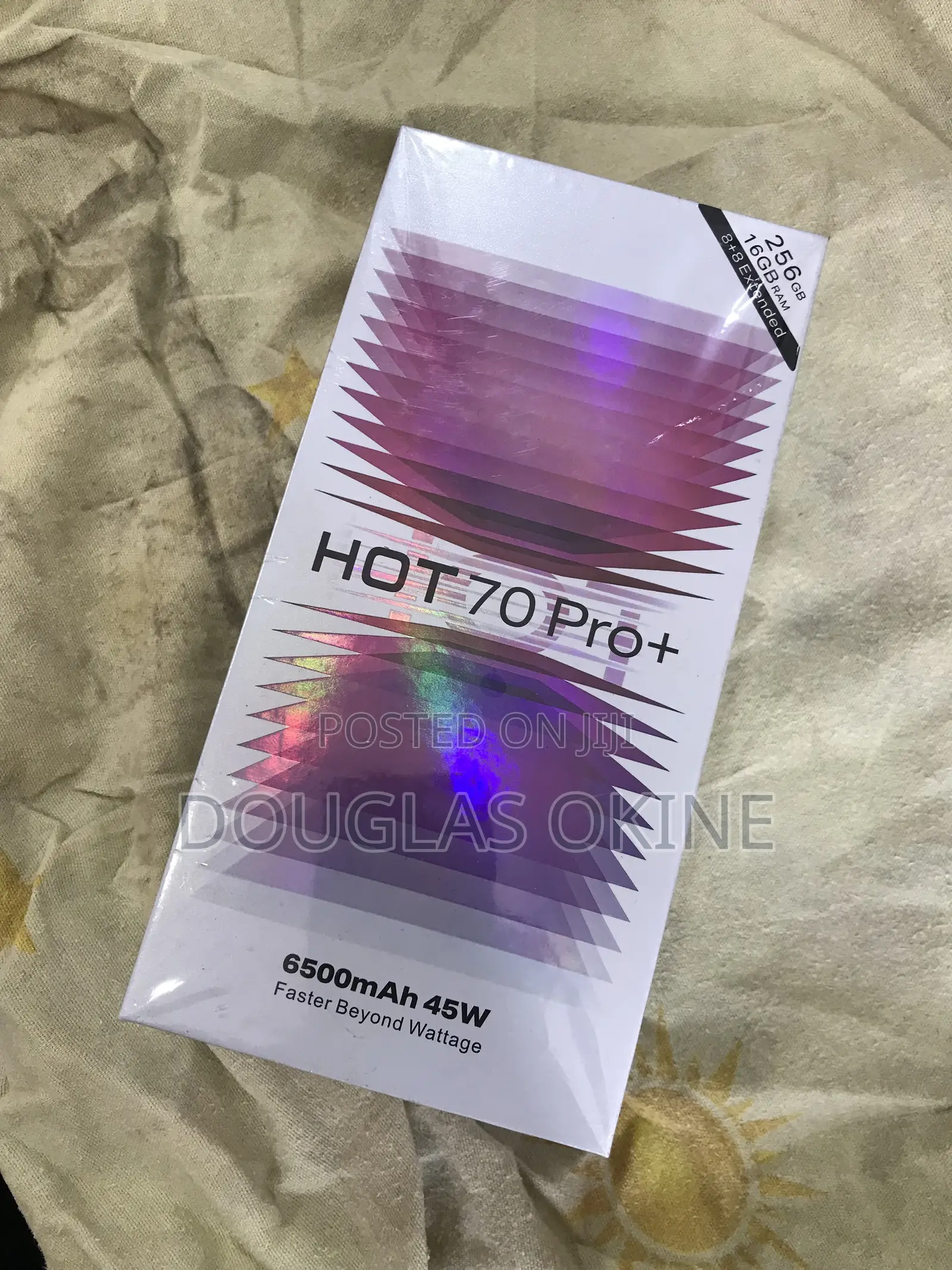 New Infinix Hot 70 Pro 5G+ 256 GB Black