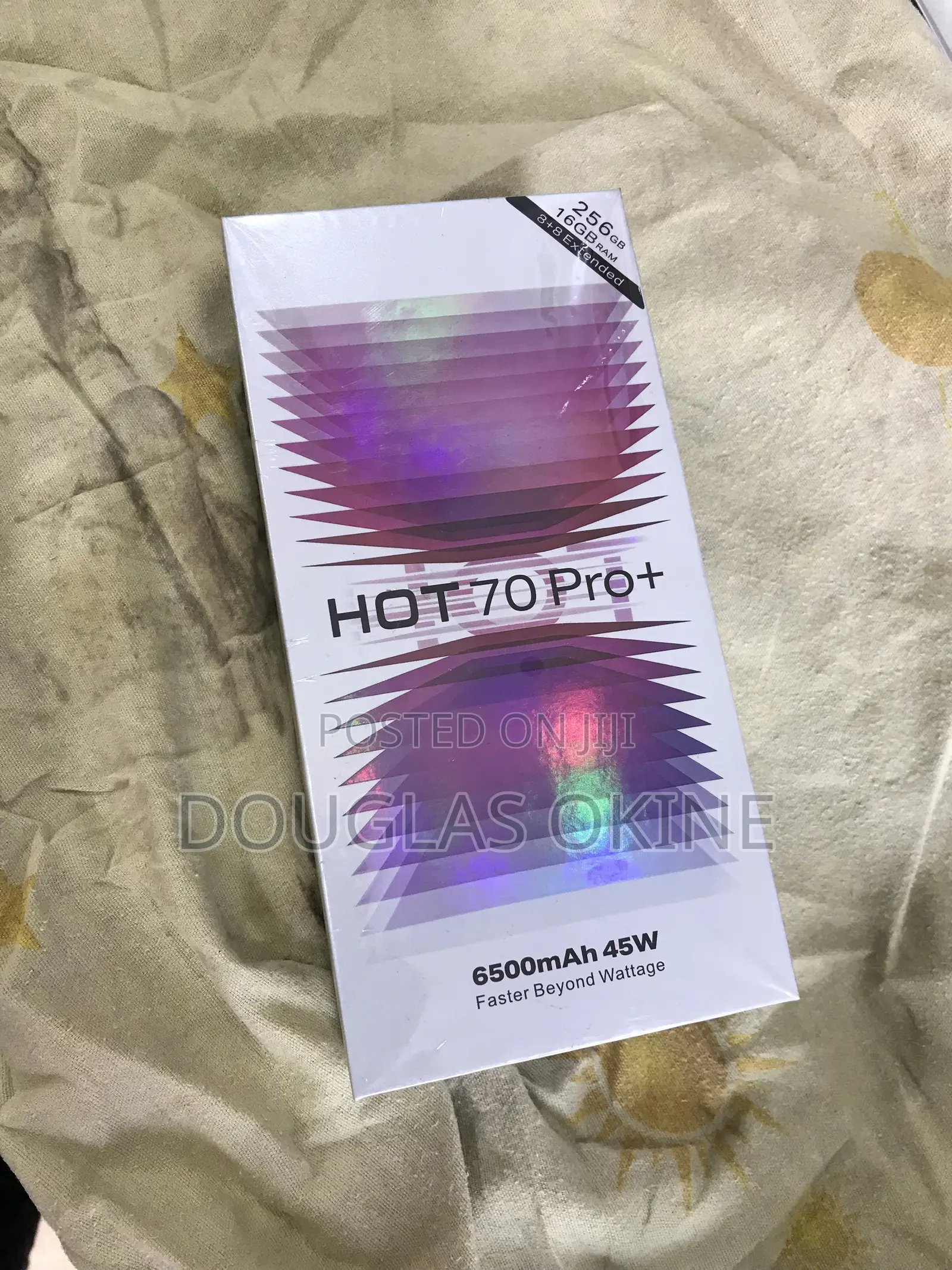 New Infinix Hot 70 Pro 5G+ 256 GB Black