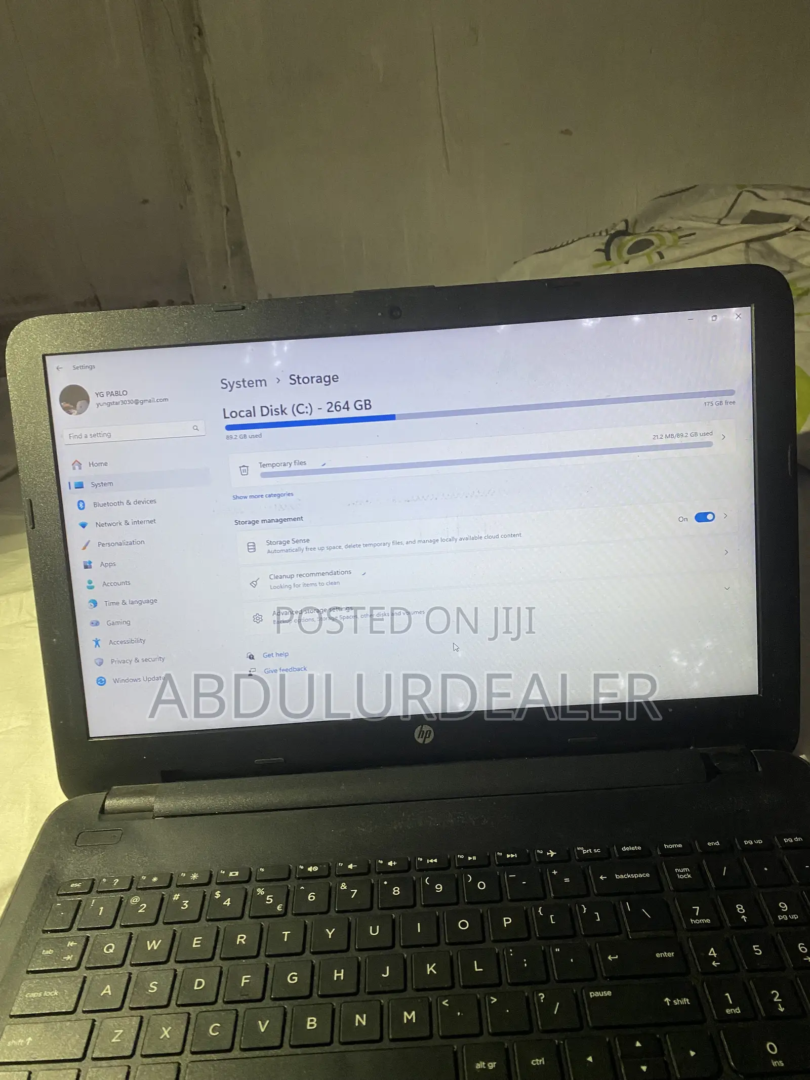 Laptop HP 8GB Intel Core i5 HDD 256GB
