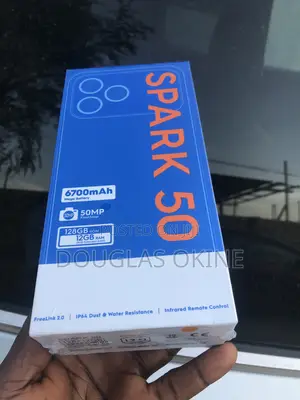 New Tecno Spark 50 128 GB Black
