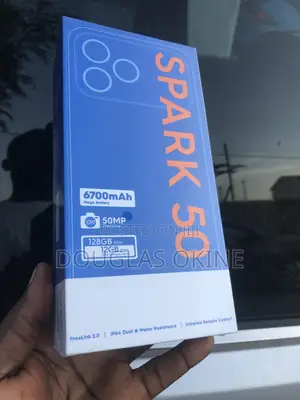 New Tecno Spark 50 128 GB Black