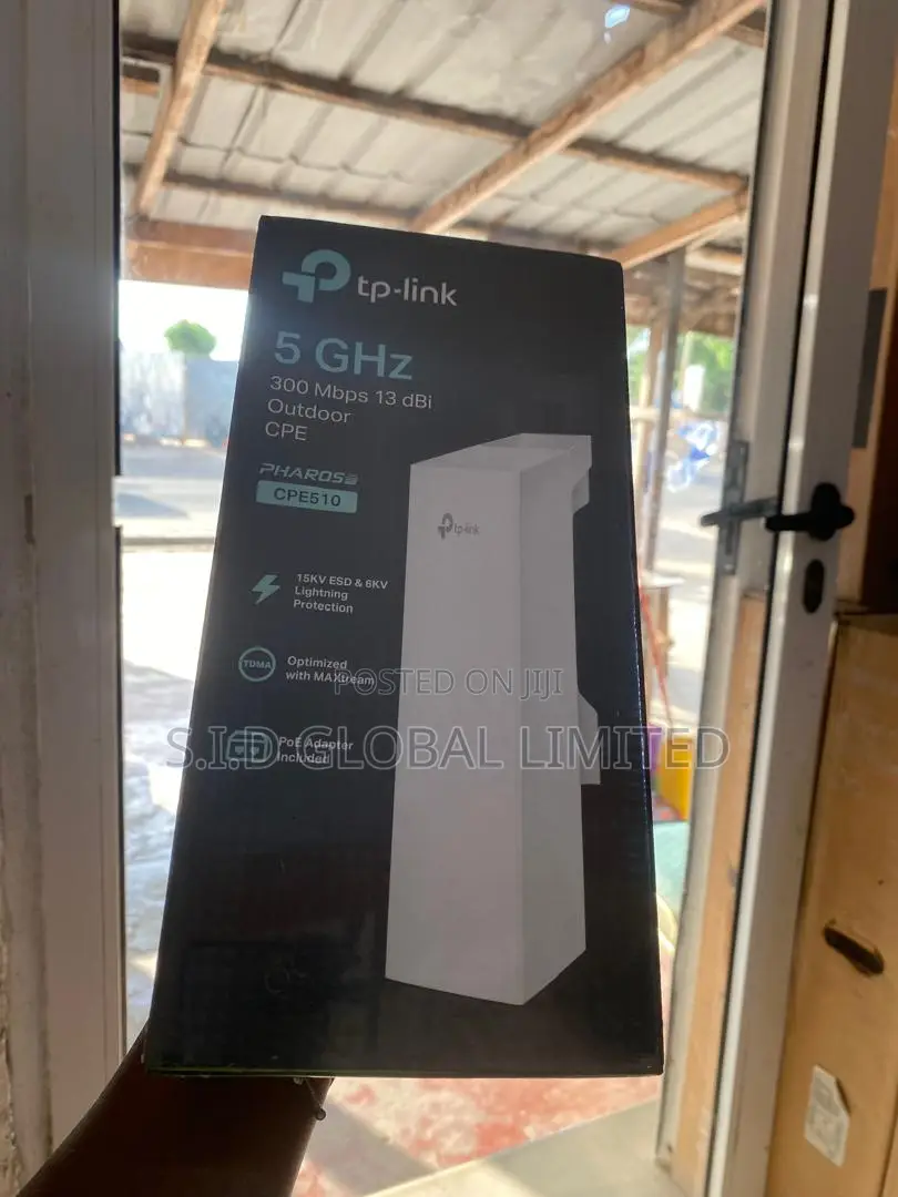 TP-Link CPE510 PHAROS 5GHZ 300Mbps Outdoor CPE -13dBi -15km PTP Bridge