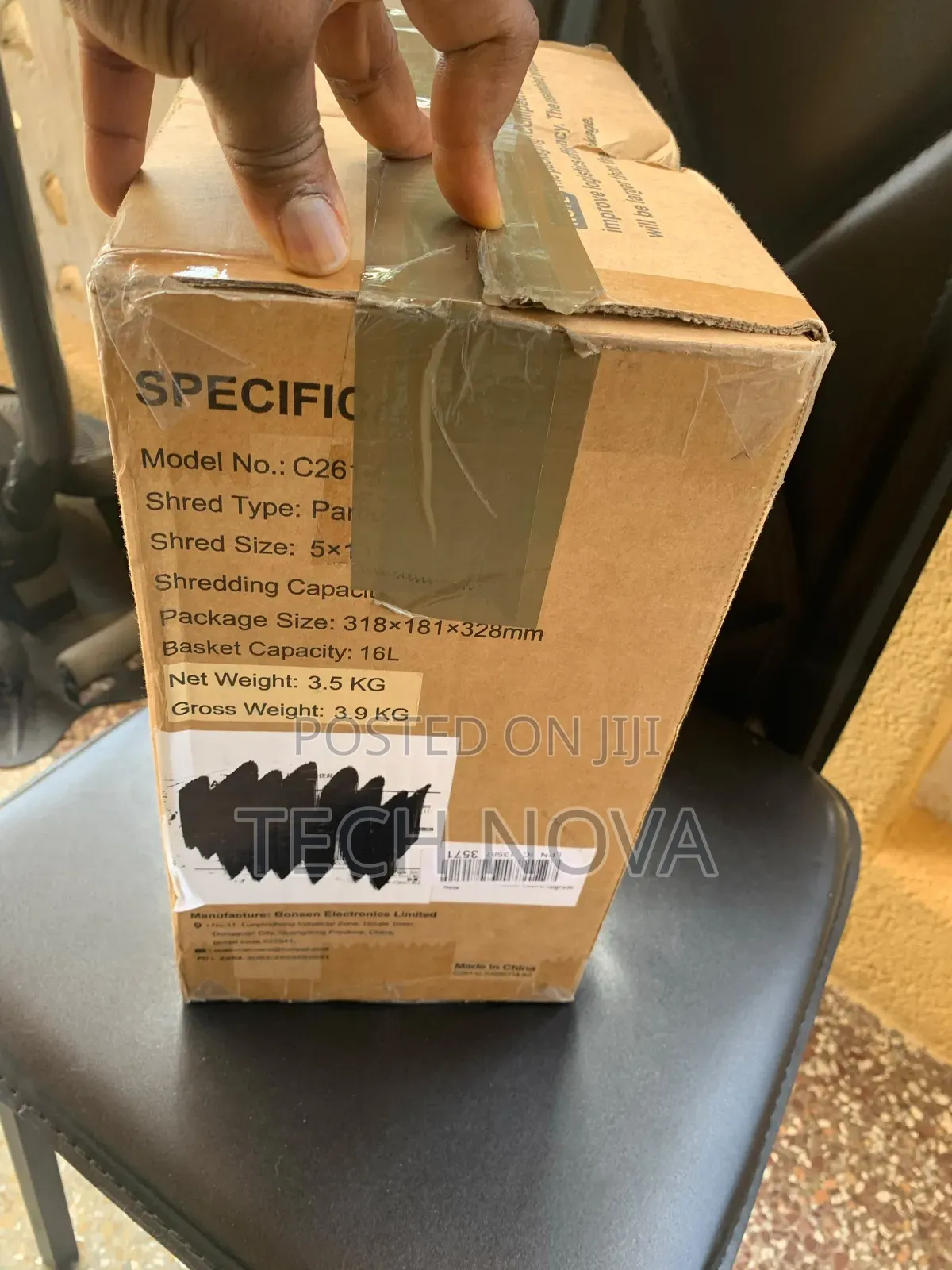 Bonsaii Quiet Strip-Cut Shredder 8 Sheets