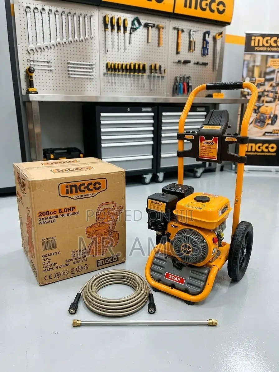 6HP Commercial Gasoline Pressure Washer With All Accessories- GHPW2003