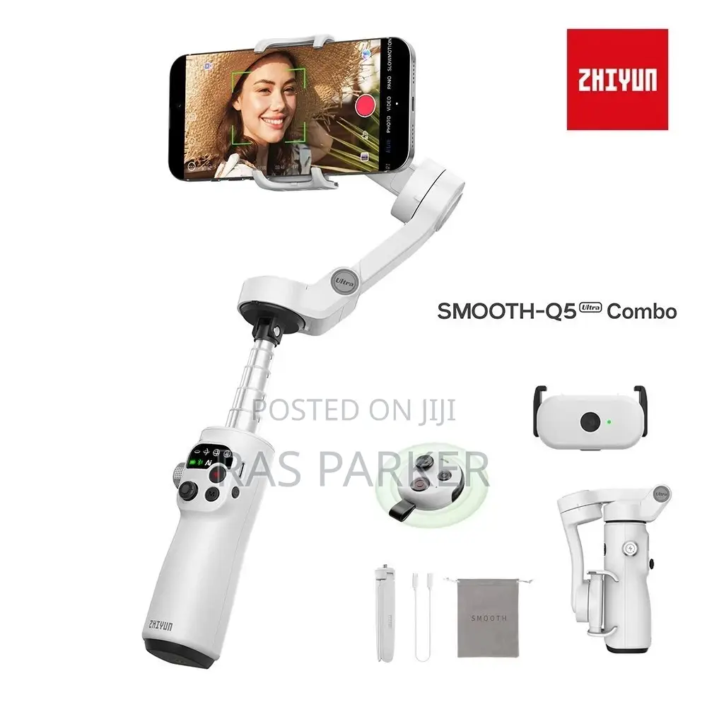 Zhiyun Smooth Q5 Ultra Combo With Ai Tracking