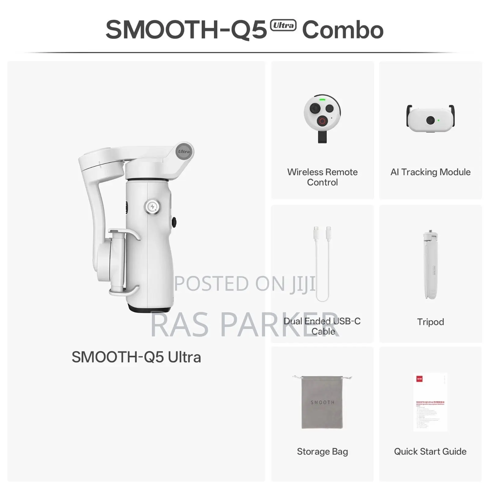 Zhiyun Smooth Q5 Ultra Combo With Ai Tracking