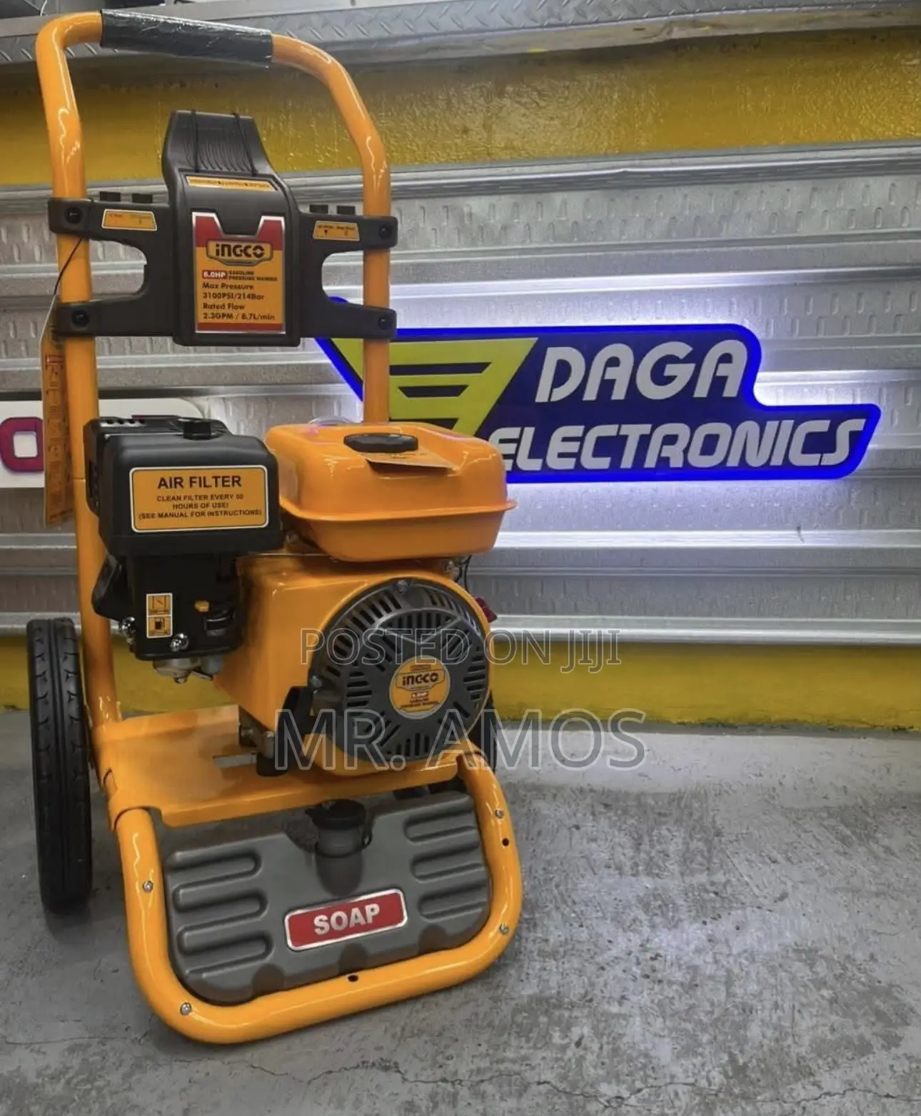 6HP Commercial Gasoline Pressure Washer With All Accessories- GHPW2003