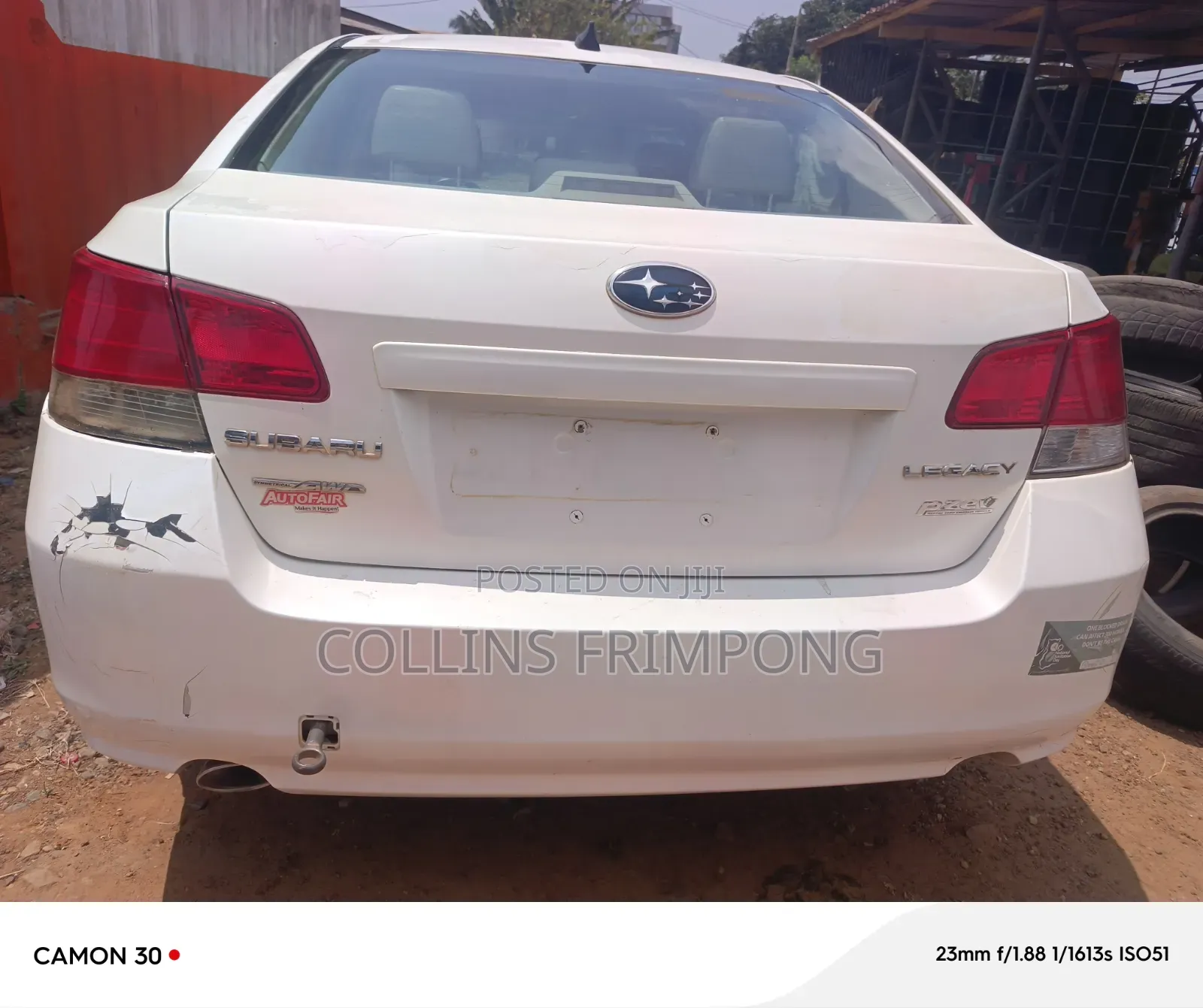 Subaru Legacy 2012 White