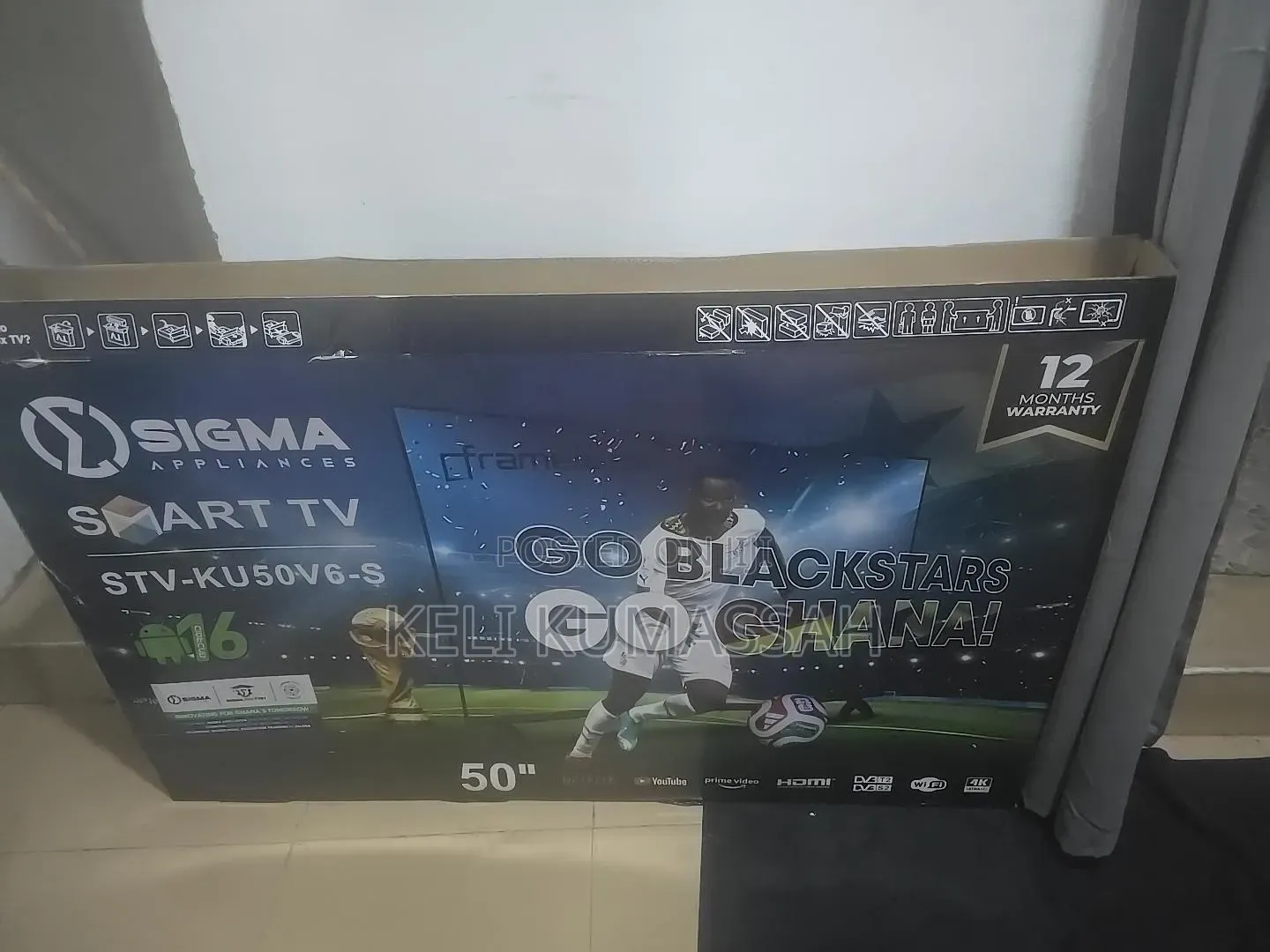 Sigma 50” 4K Smart TV for Sale – GH₵2,500