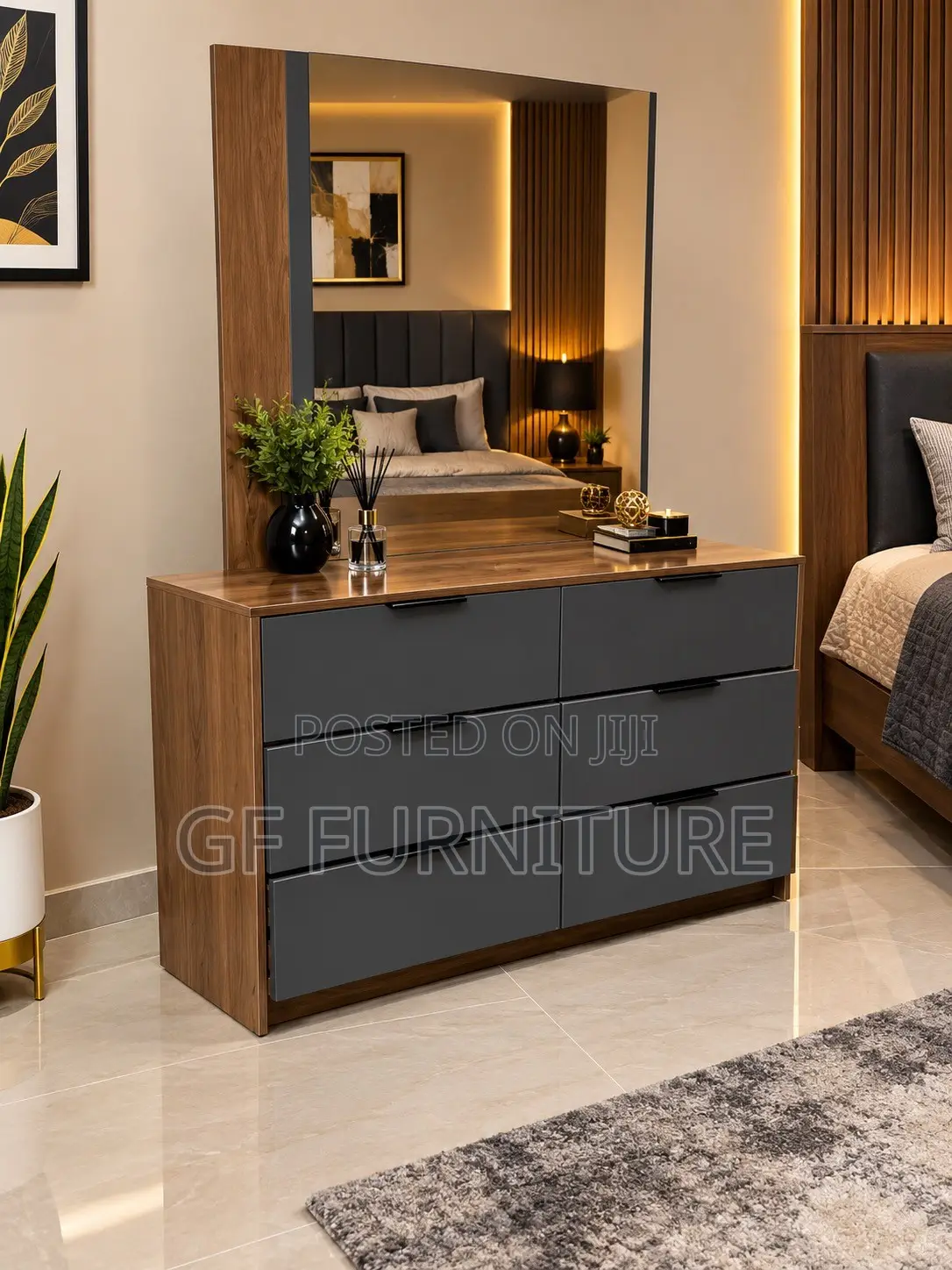 6-Drawer Dresser & Mirror Combo
