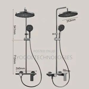 High-Quality Modern Luxury Bathroom Rain Shower Set