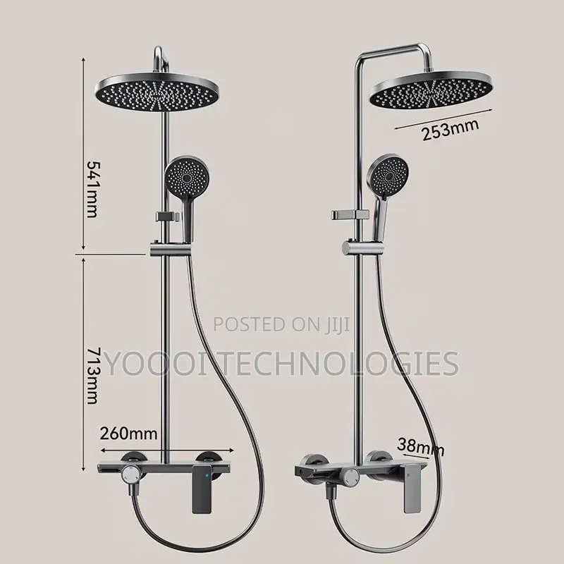 High-Quality Modern Luxury Bathroom Rain Shower Set