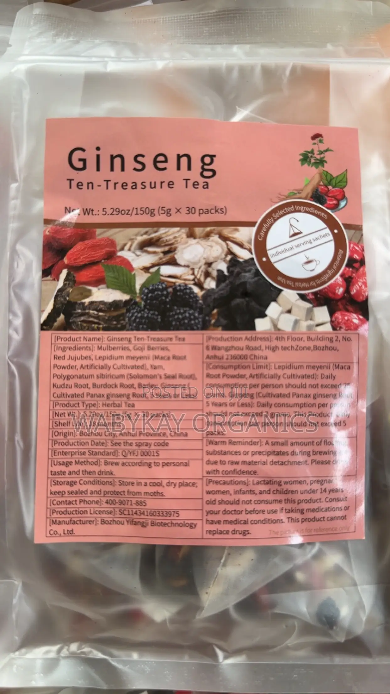 10 Treasure Ginseng Tea