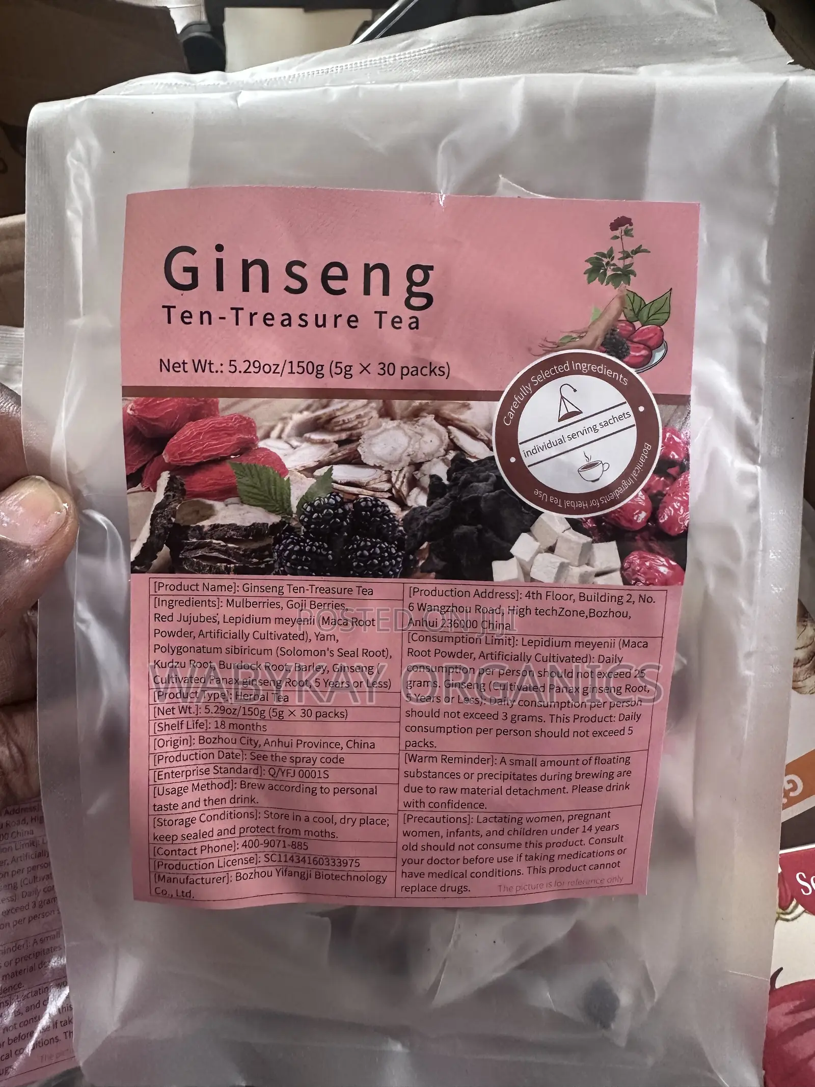 10 Treasure Ginseng Tea