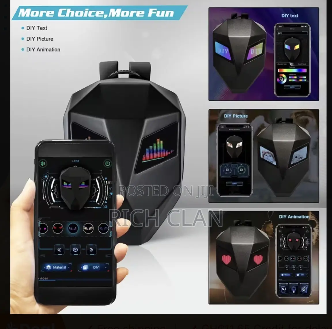LED Backpack Monster Eyes