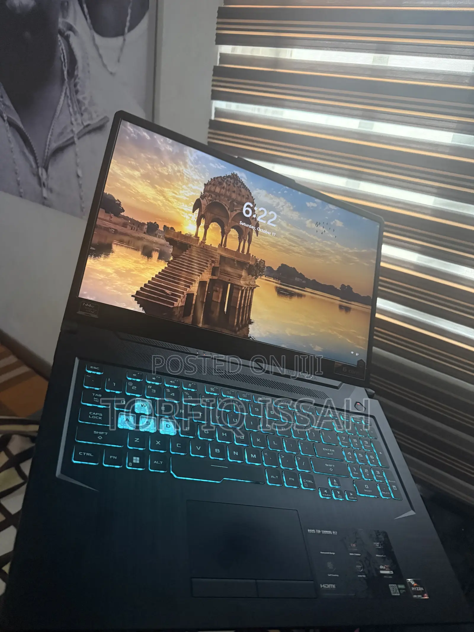 Laptop Asus TUF Gaming A17 24GB AMD Ryzen 5 SSD 512GB