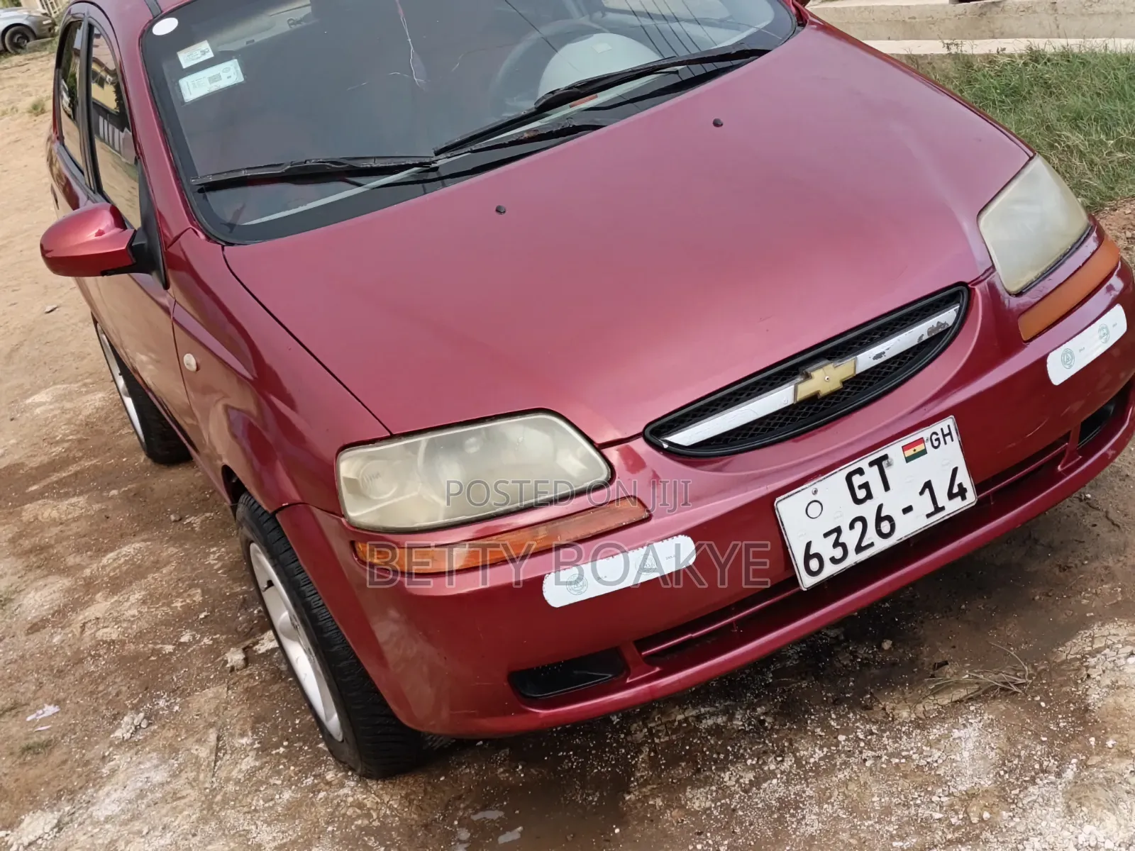 Chevrolet Aveo 2005 Red