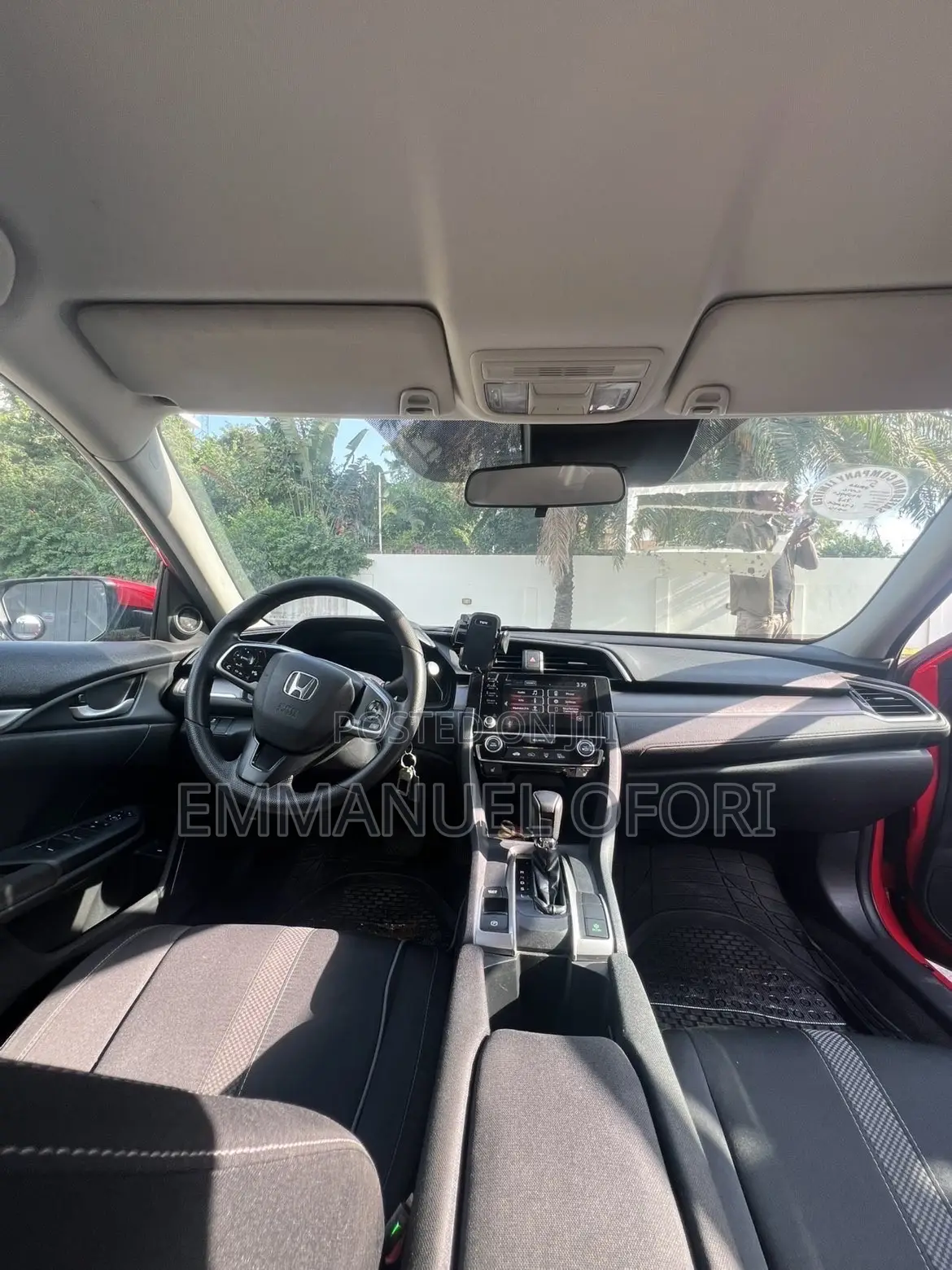 Honda Civic LX Sedan 2019 Red