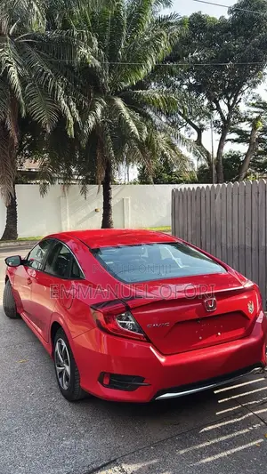 Honda Civic LX Sedan 2019 Red
