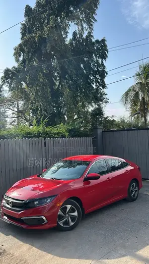Honda Civic LX Sedan 2019 Red