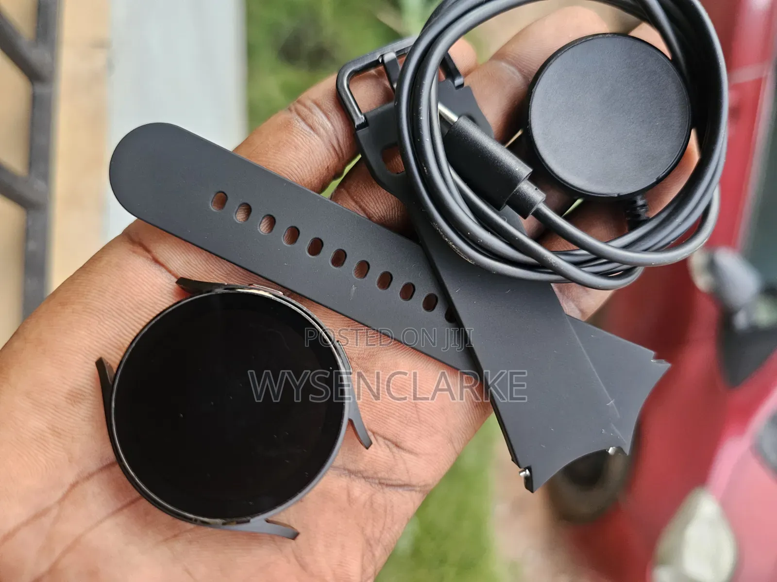 USA Used Samsung Galaxy Watch 4 44mm Black Black Blackberry