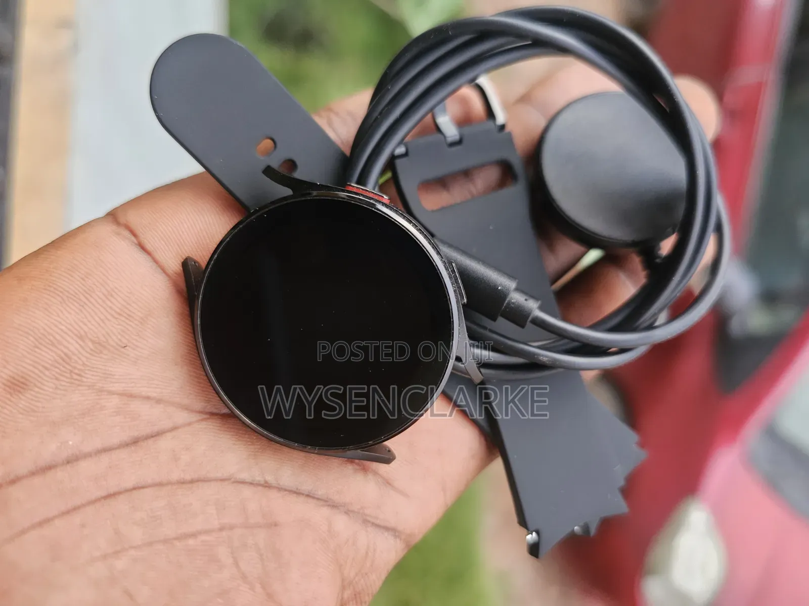 USA Used Samsung Galaxy Watch 4 44mm Black Black Blackberry