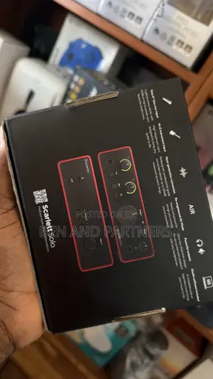 Focusrite Scarlett Solo 4th Gen USB-C Audio Interface.